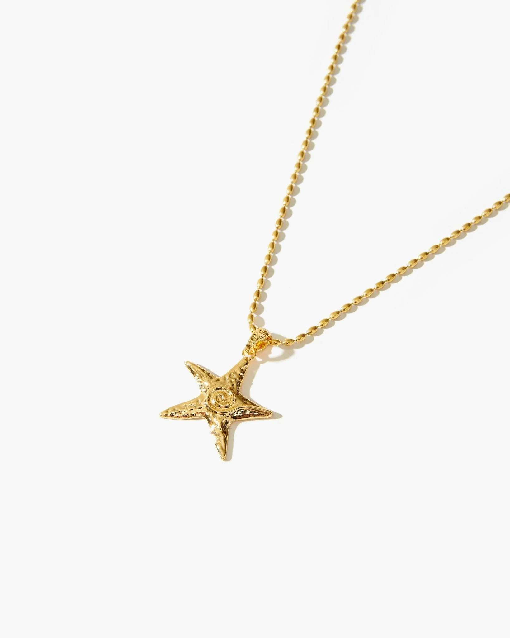 Gold Starfish Necklace 3 Gold Starfish Necklace