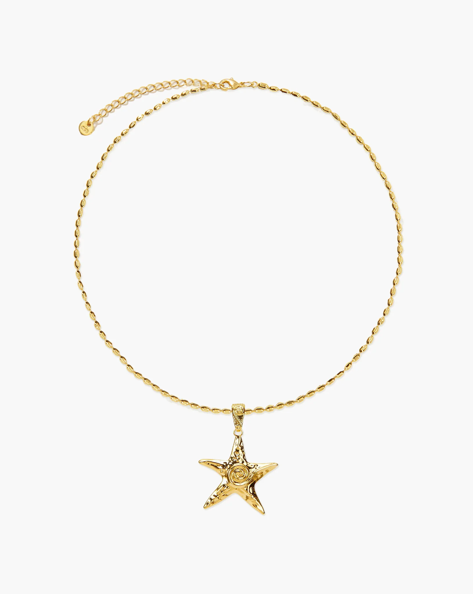 Gold Starfish Necklace 5 Gold Starfish Necklace