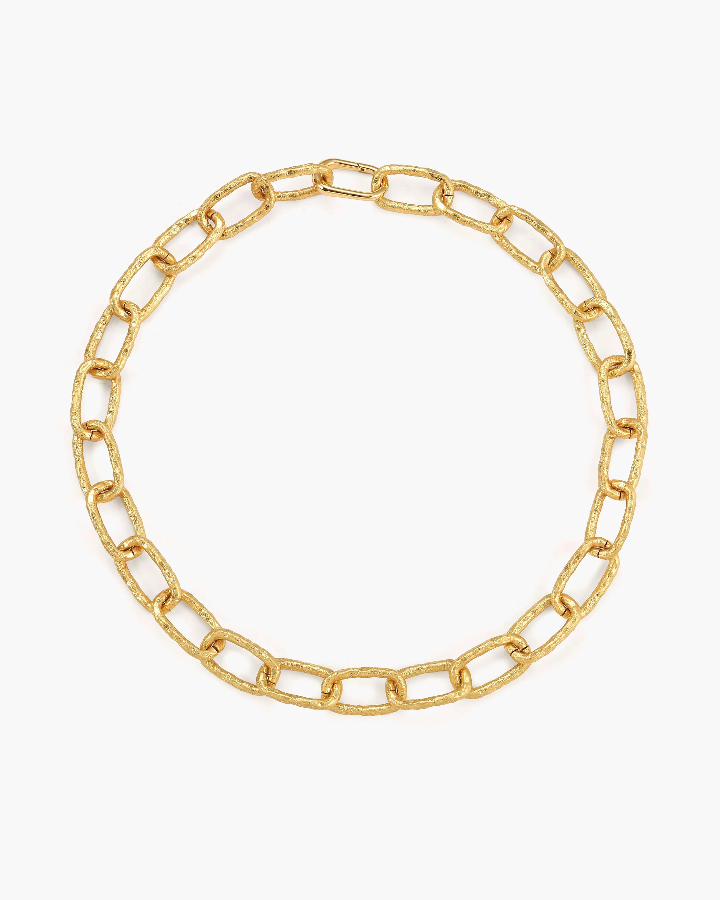 Chunky Textured Chain Necklace
