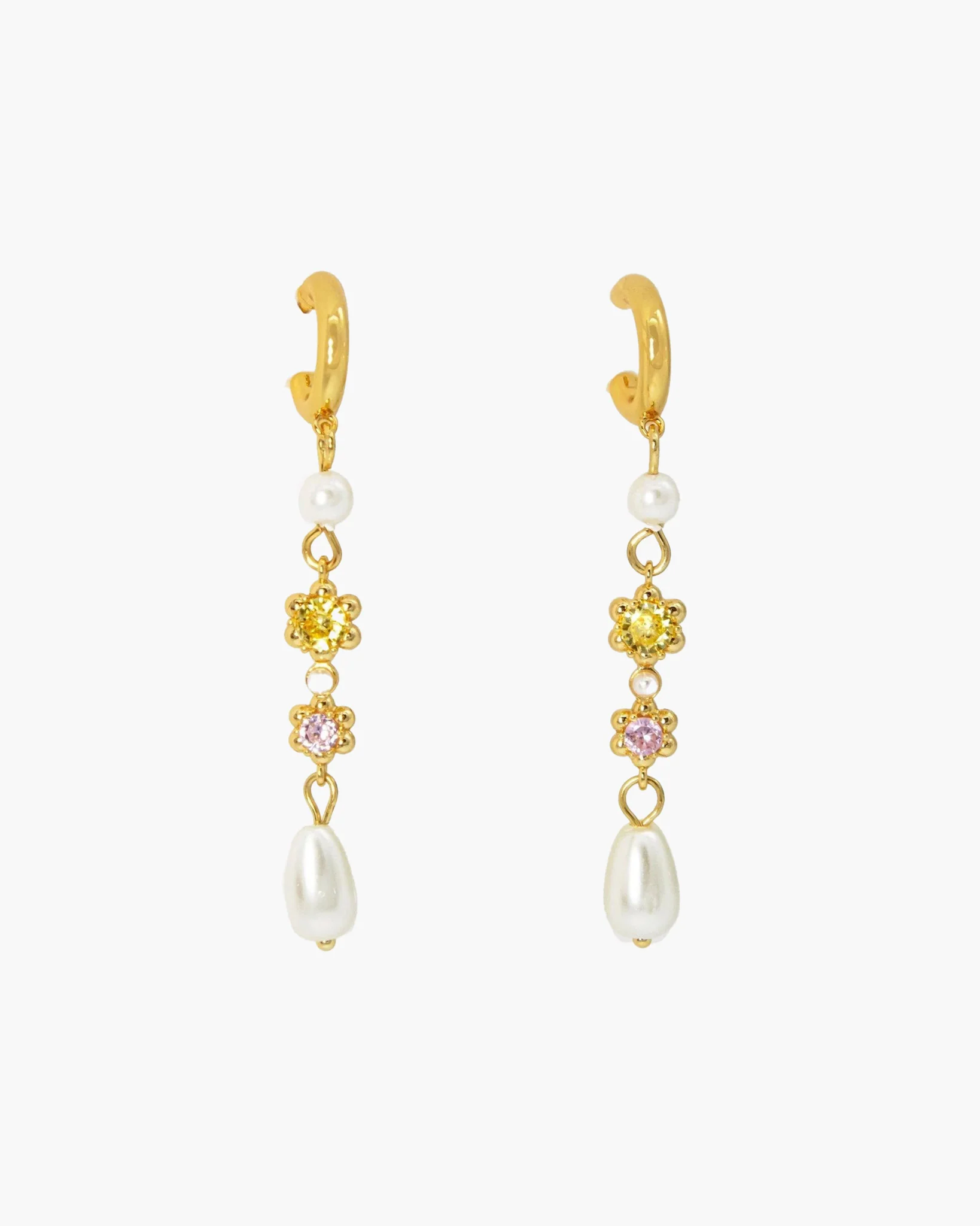 Flower Drop Earrings