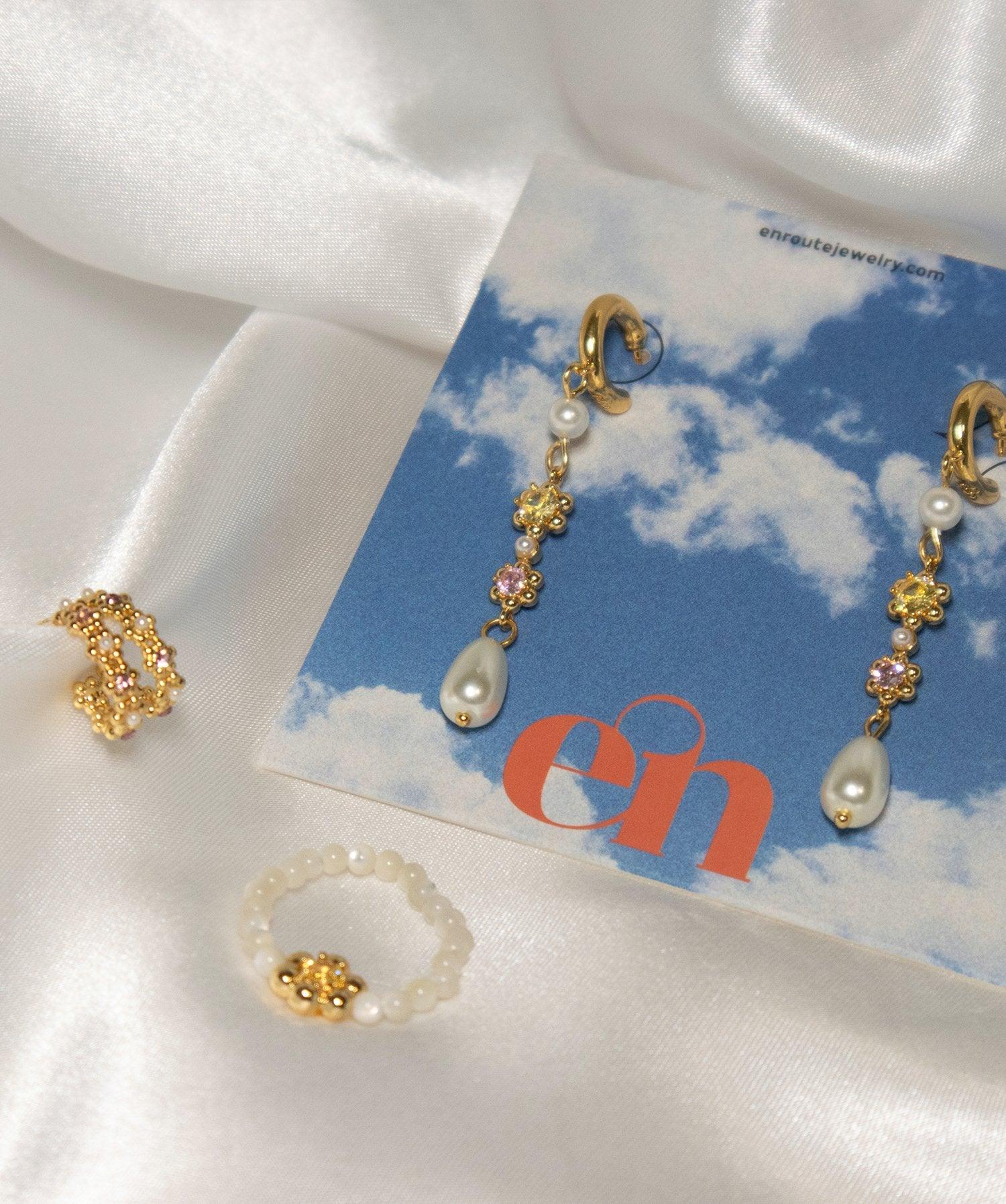 Flower Drop Earrings