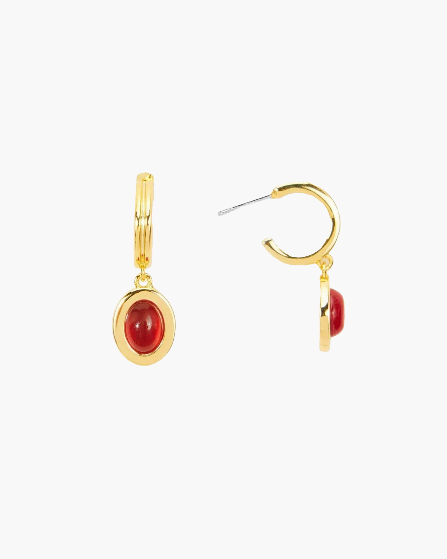 Devon Earrings in Carnelian 3 Devon Earrings in Carnelian