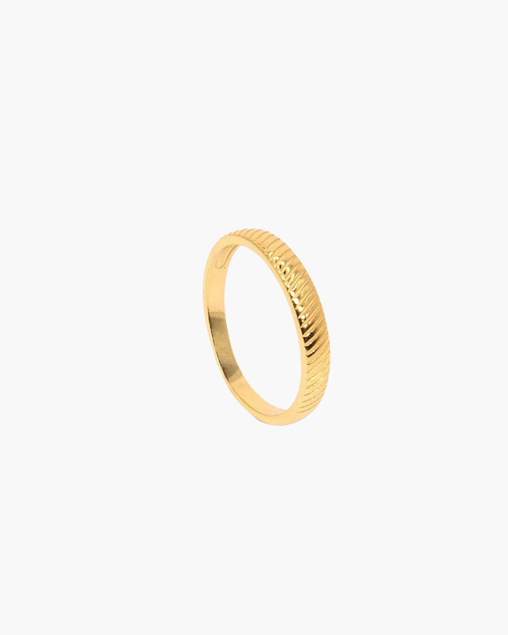 Gold Twill Ring