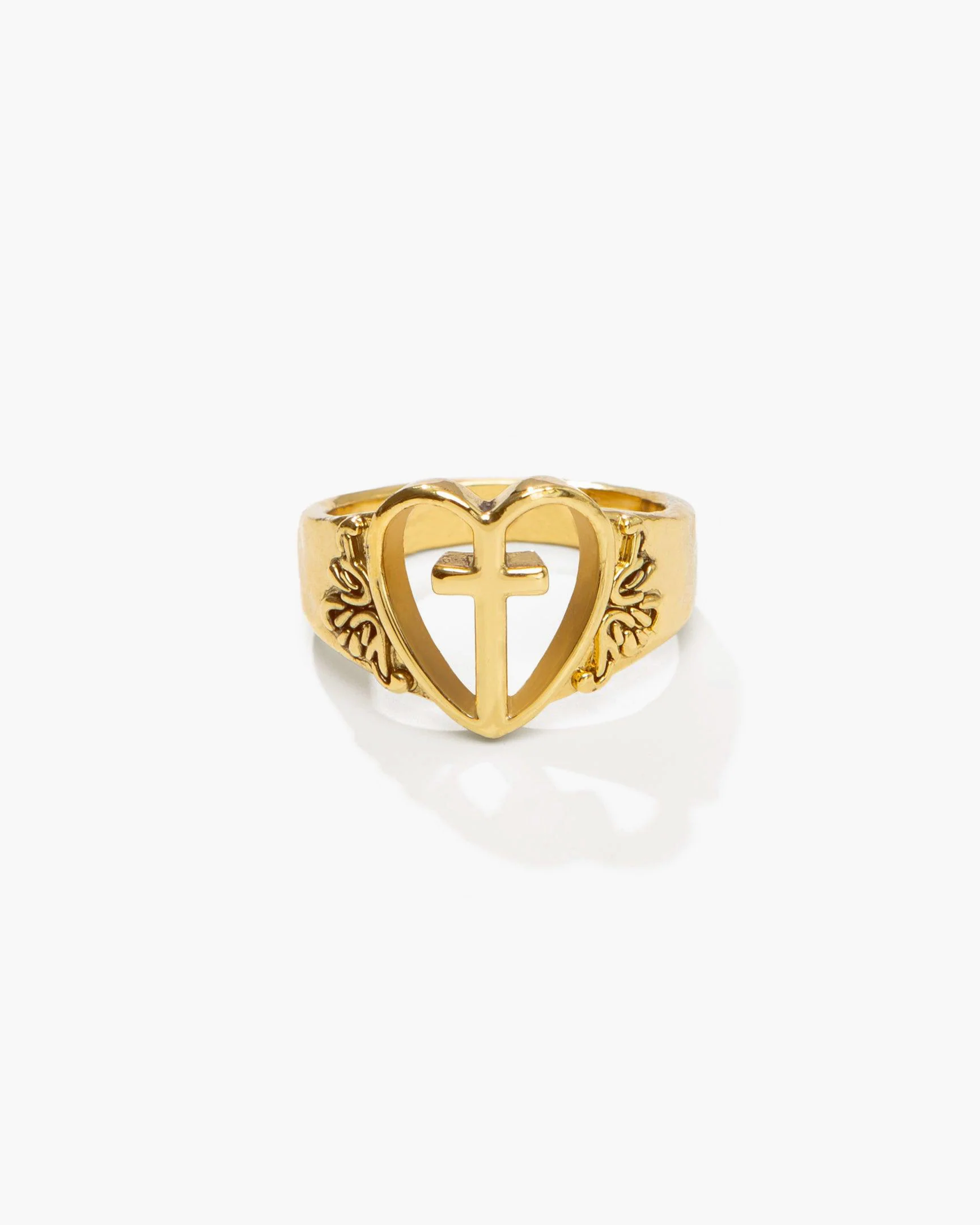Creda Heart Cross Ring