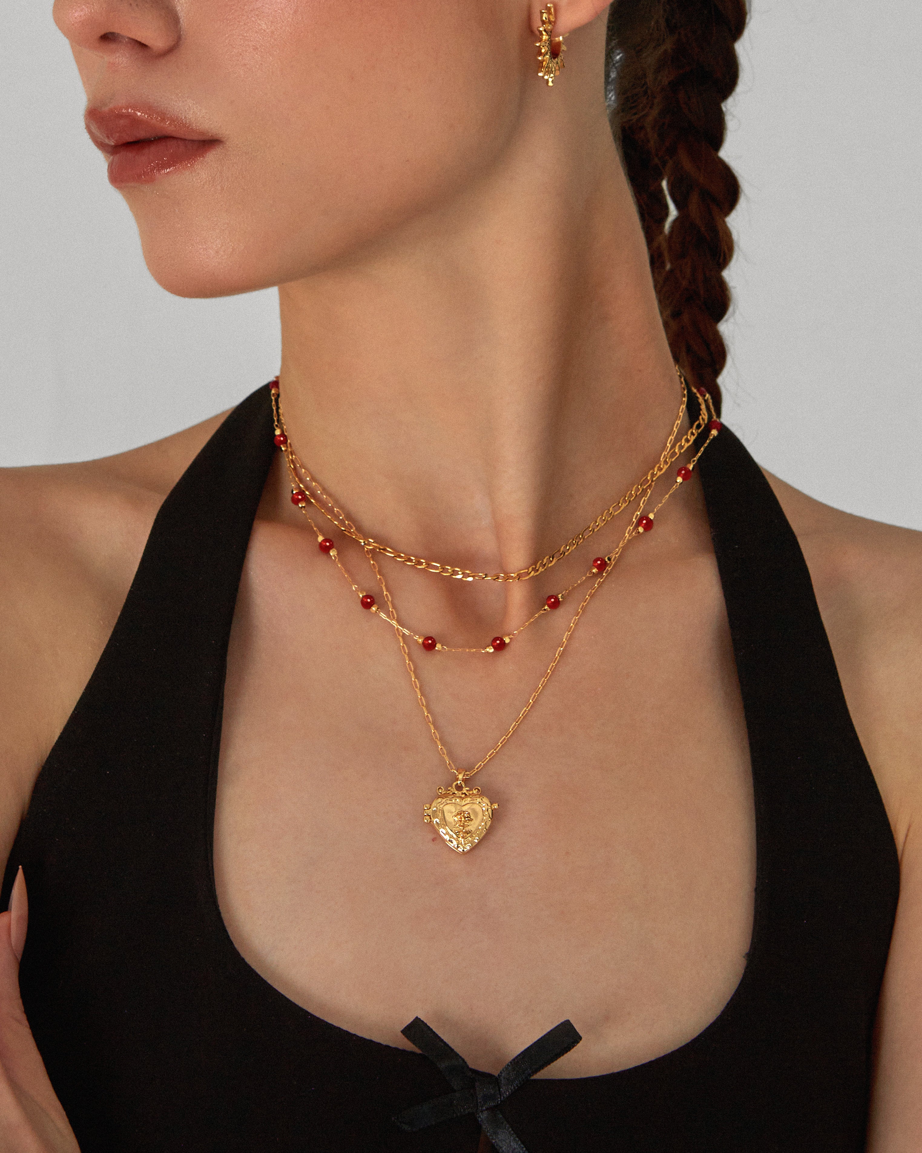 Carnelian Beaded Necklace