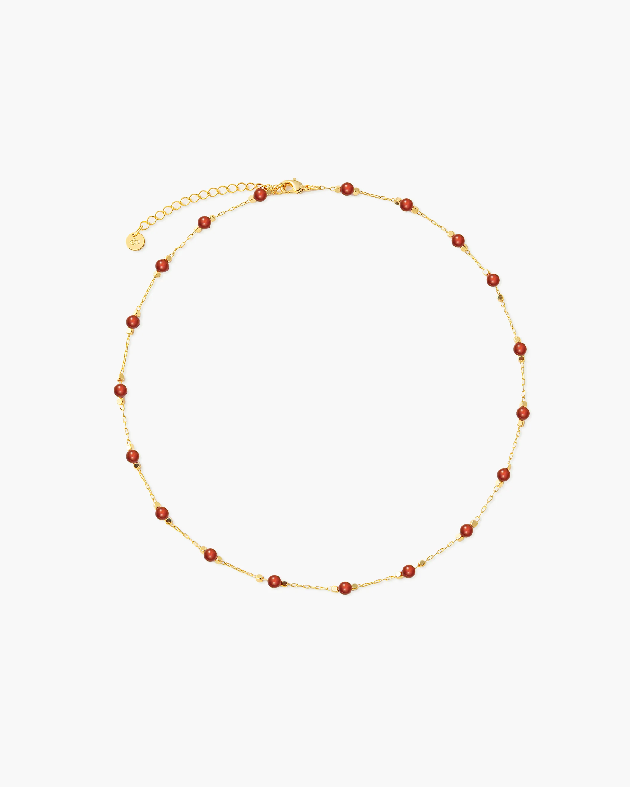 Carnelian Beaded Anklet