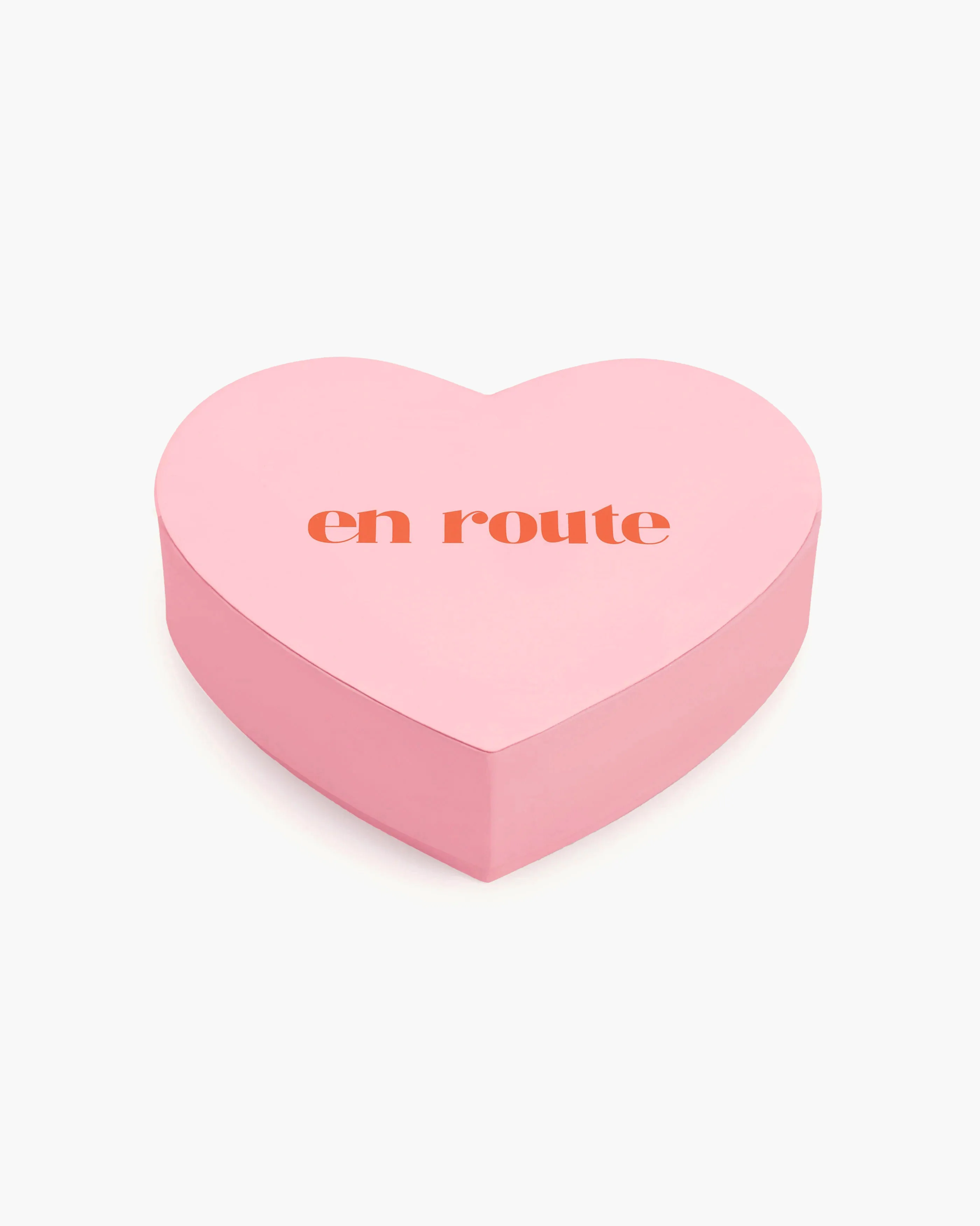 Heart Shaped Jewelry Box in Red Sangria