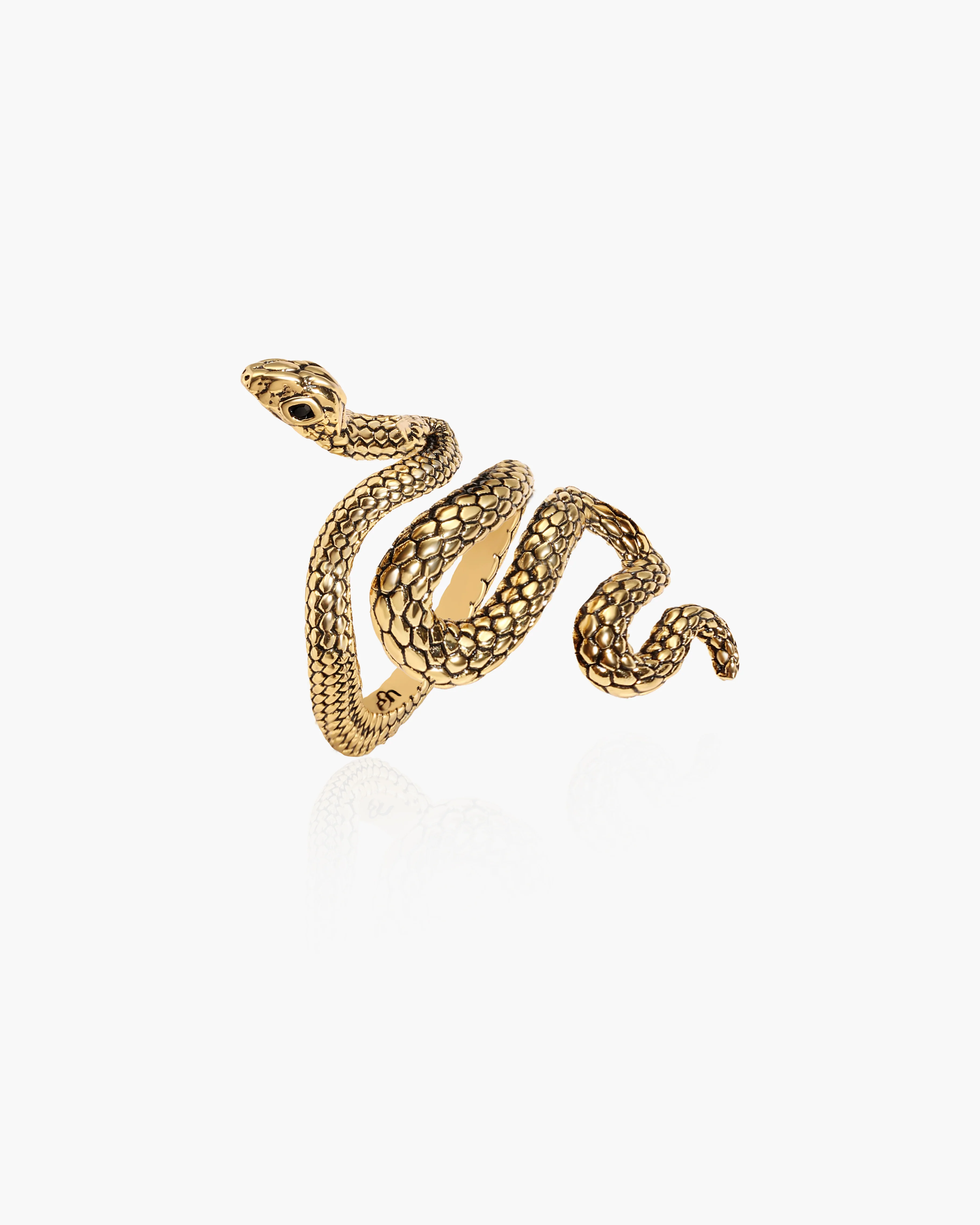 Serpent Ring in Gold 3 Serpent Ring in Gold