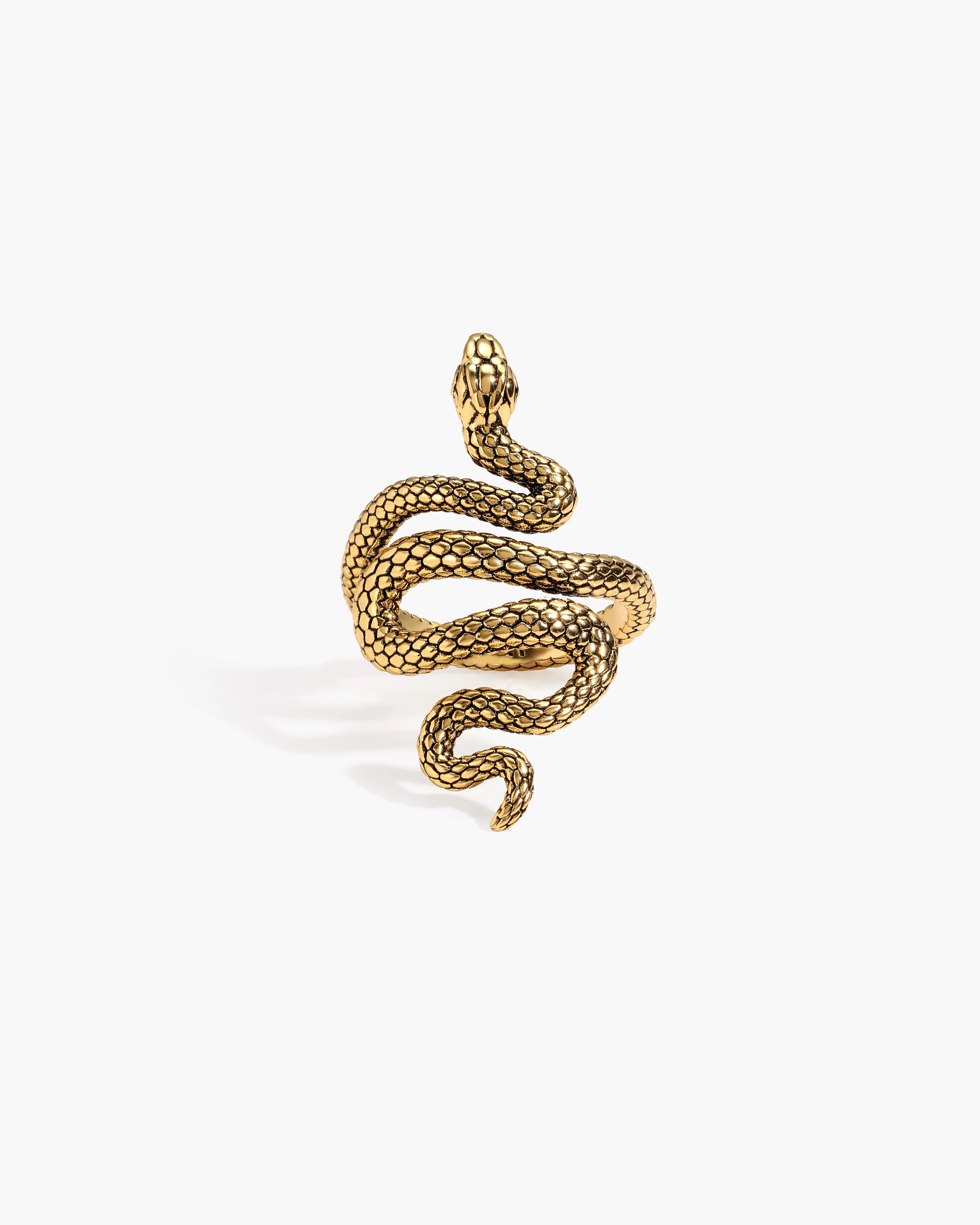 Serpent Ring in Silver
