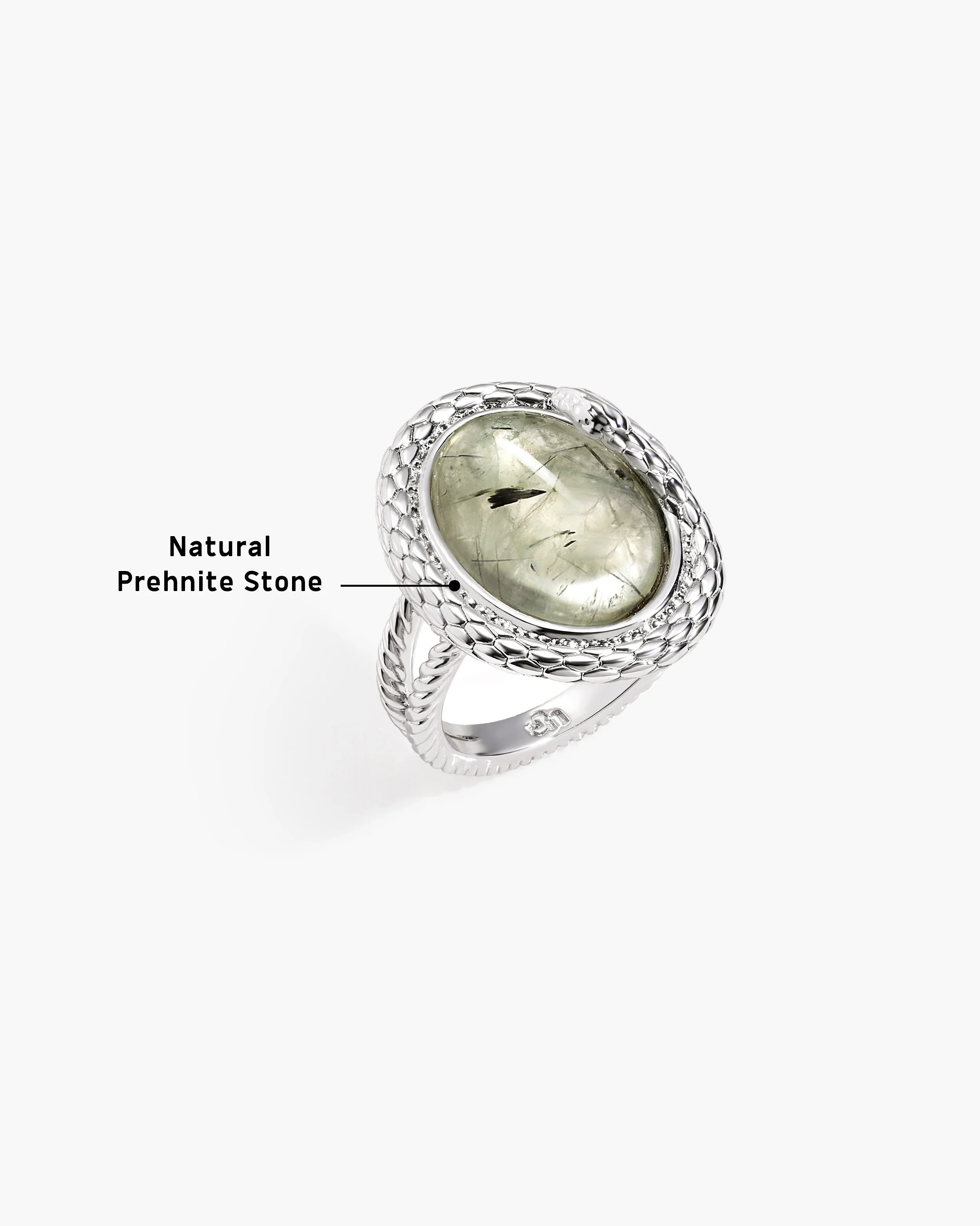 Emerge Prehnite Stone Ring 3 Emerge Prehnite Stone Ring