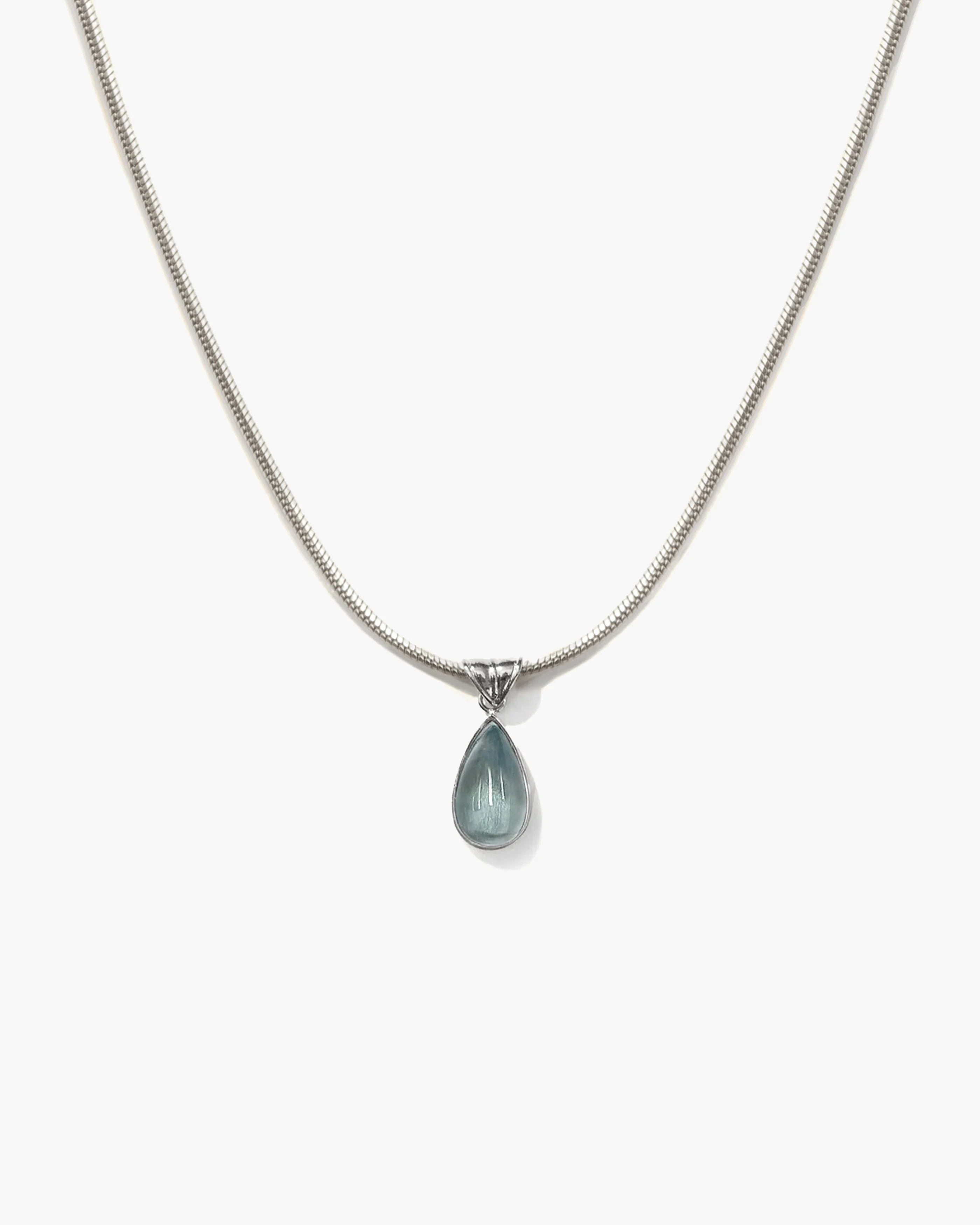 Waterdrop Necklace in Marine Blue