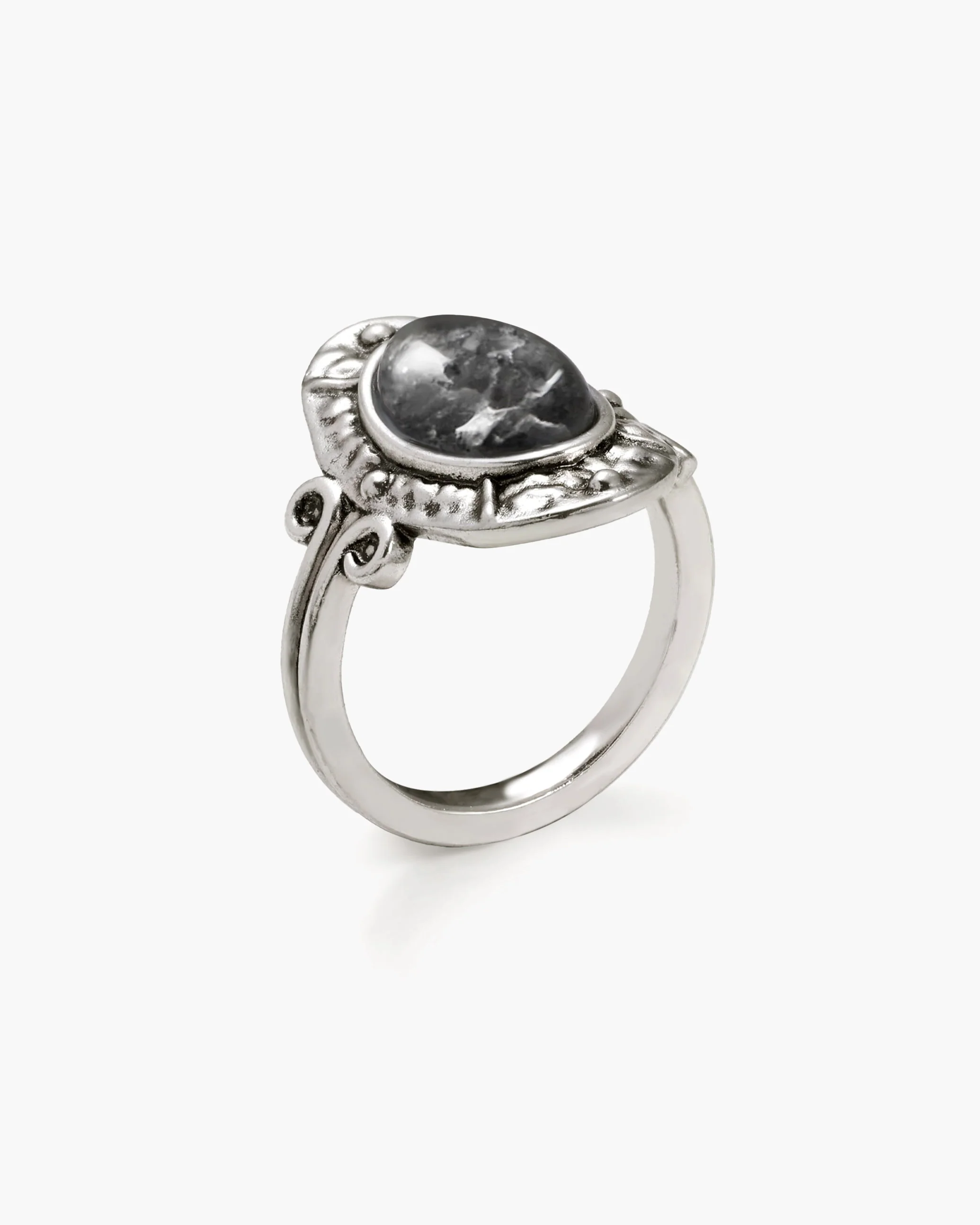 Lunar Veil Moss Agate Ring 3 Lunar Veil Moss Agate Ring