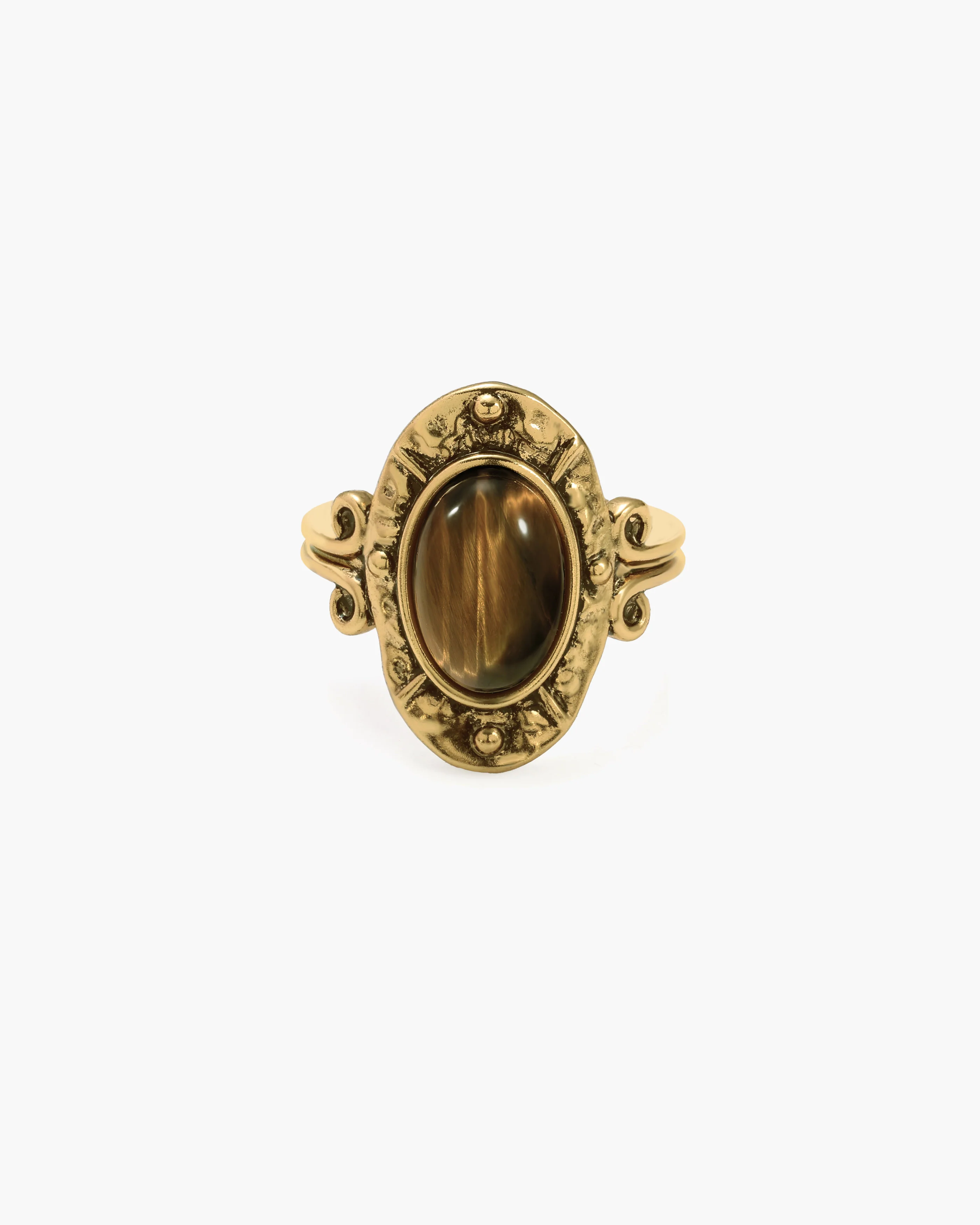 Lunar Veil Moss Agate Ring 5 Lunar Veil Moss Agate Ring