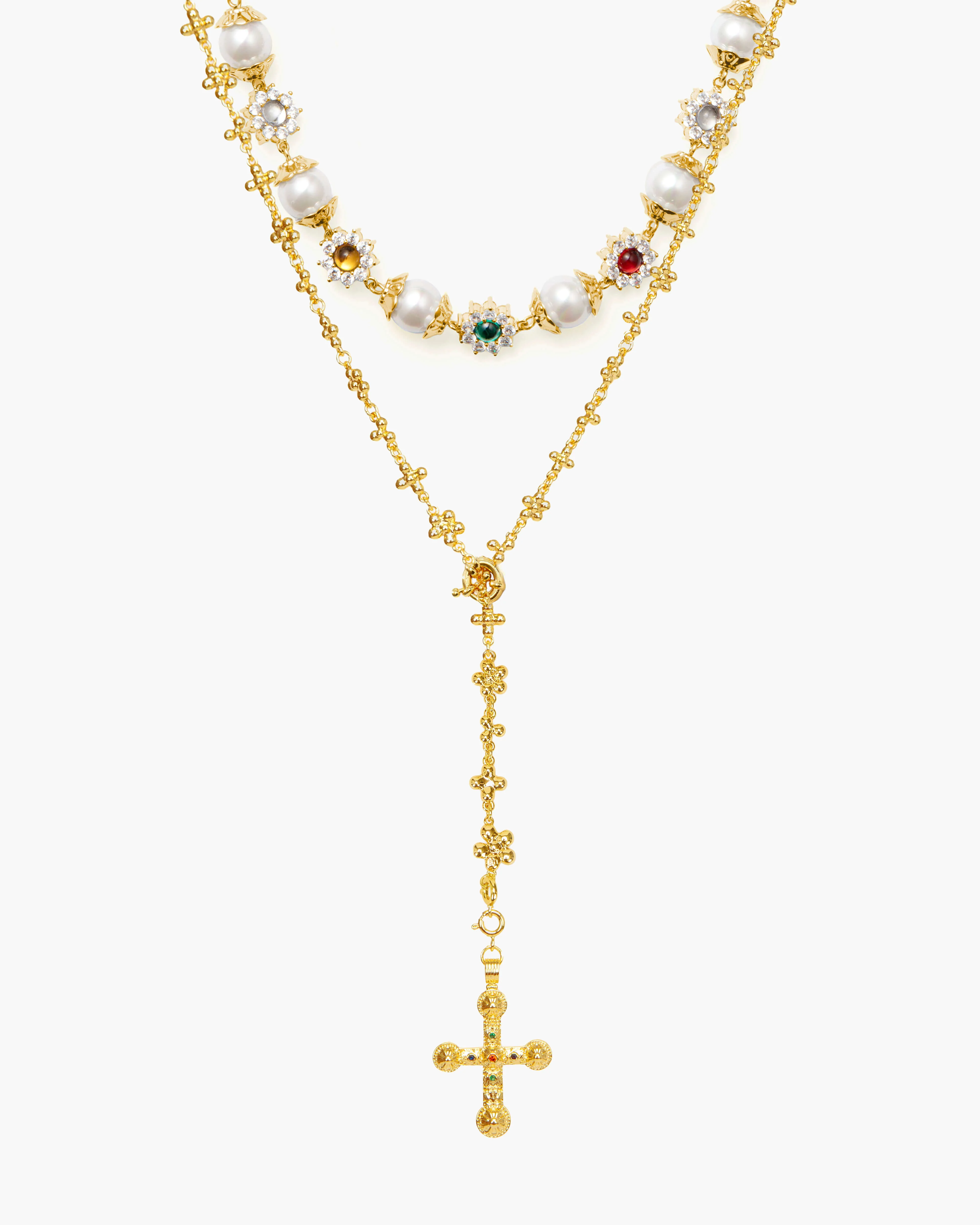 Daisy Molecule Necklace Set