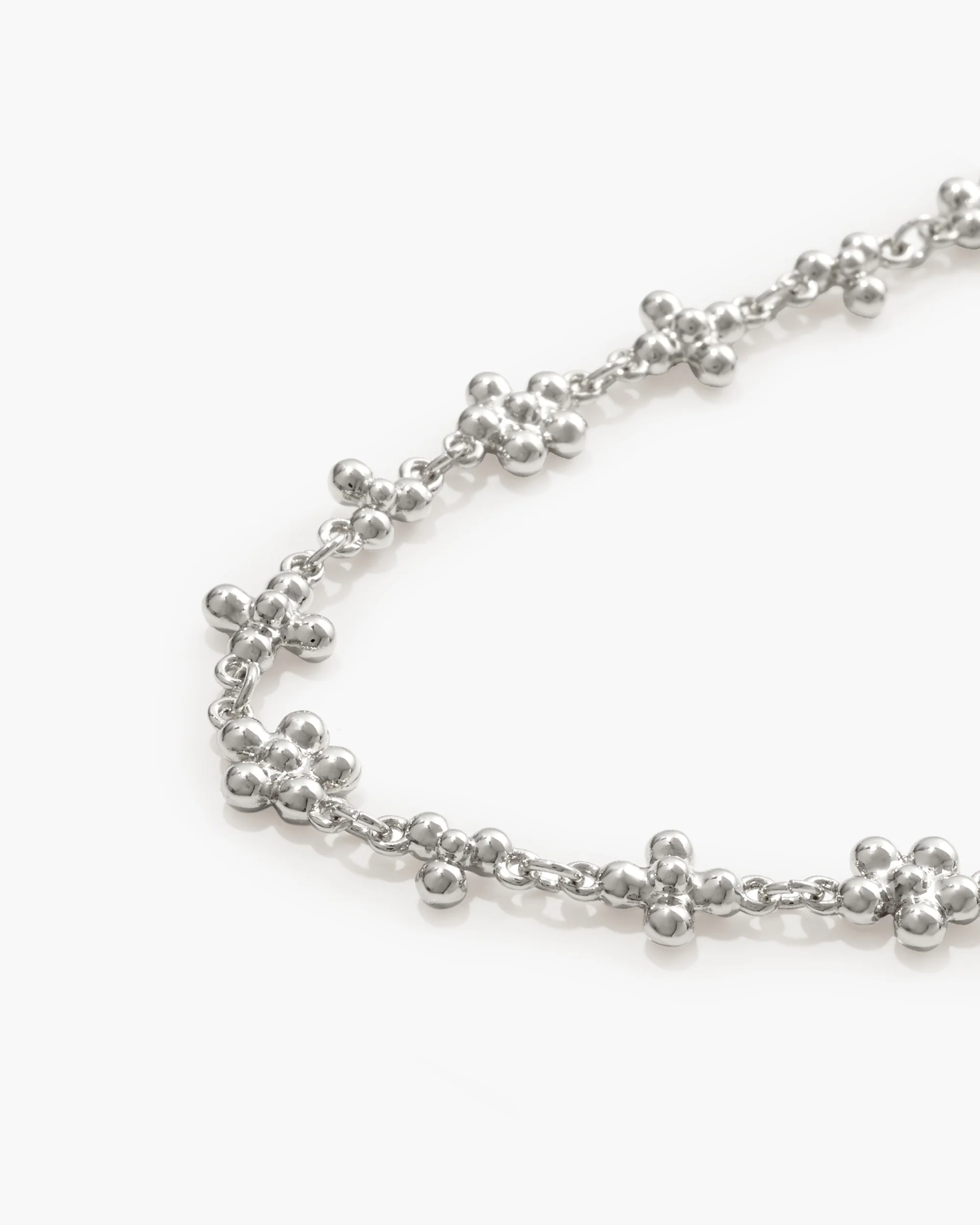 Daisy Molecule Bracelet in Silver 3 Daisy Molecule Bracelet in Silver