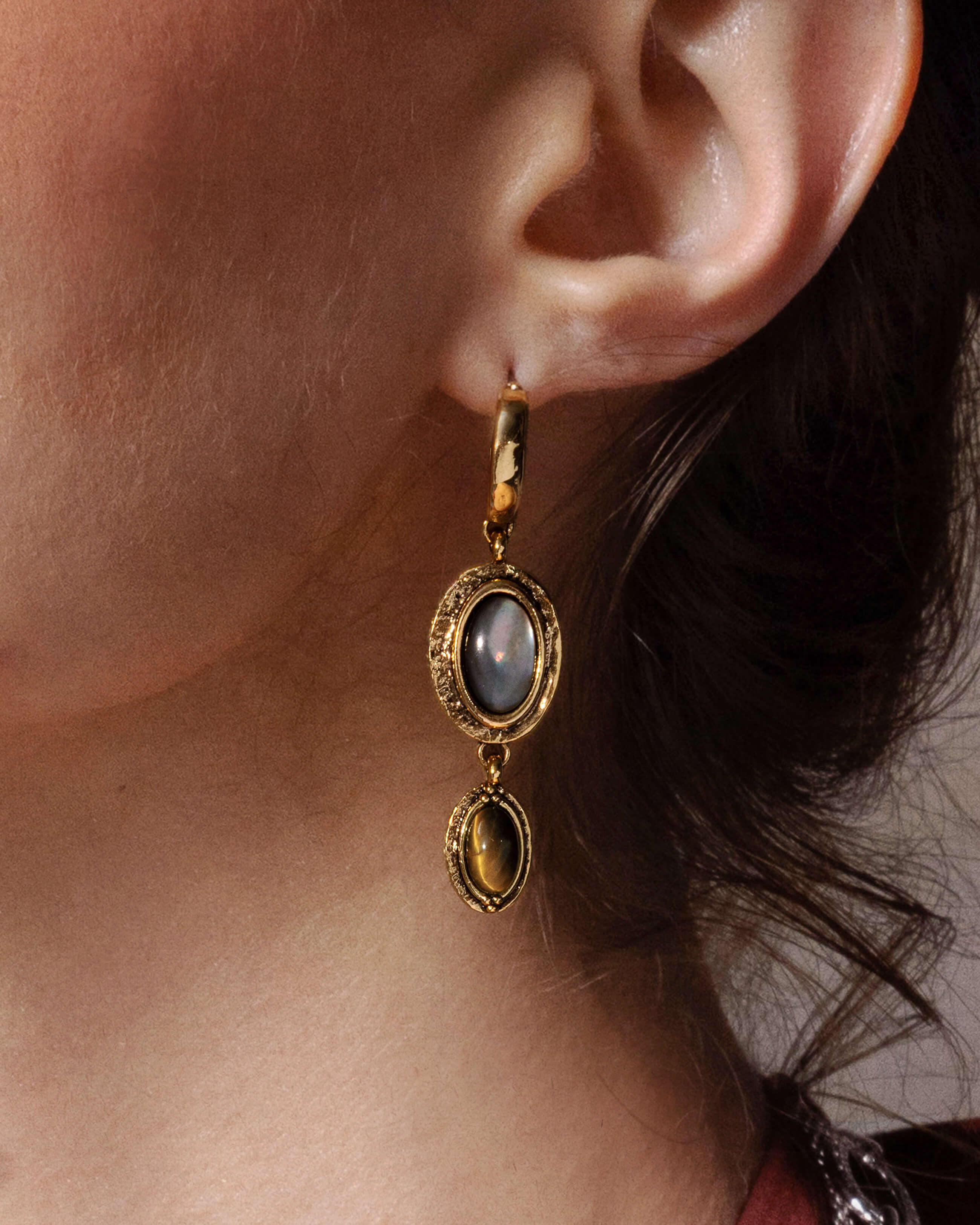 Tiger's Gaze Earrings