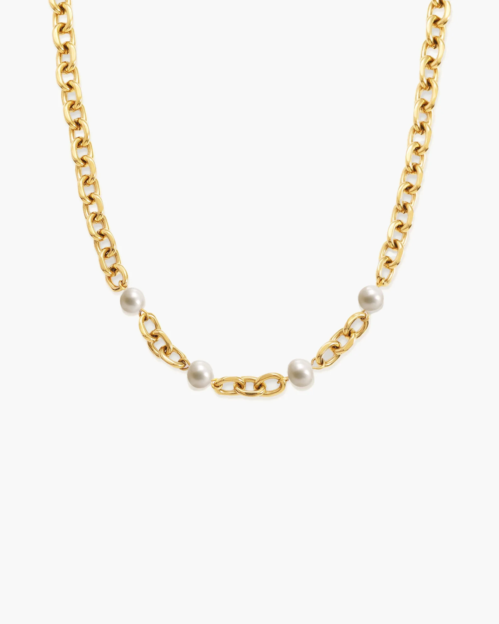 Gold Essence Pearl Necklace