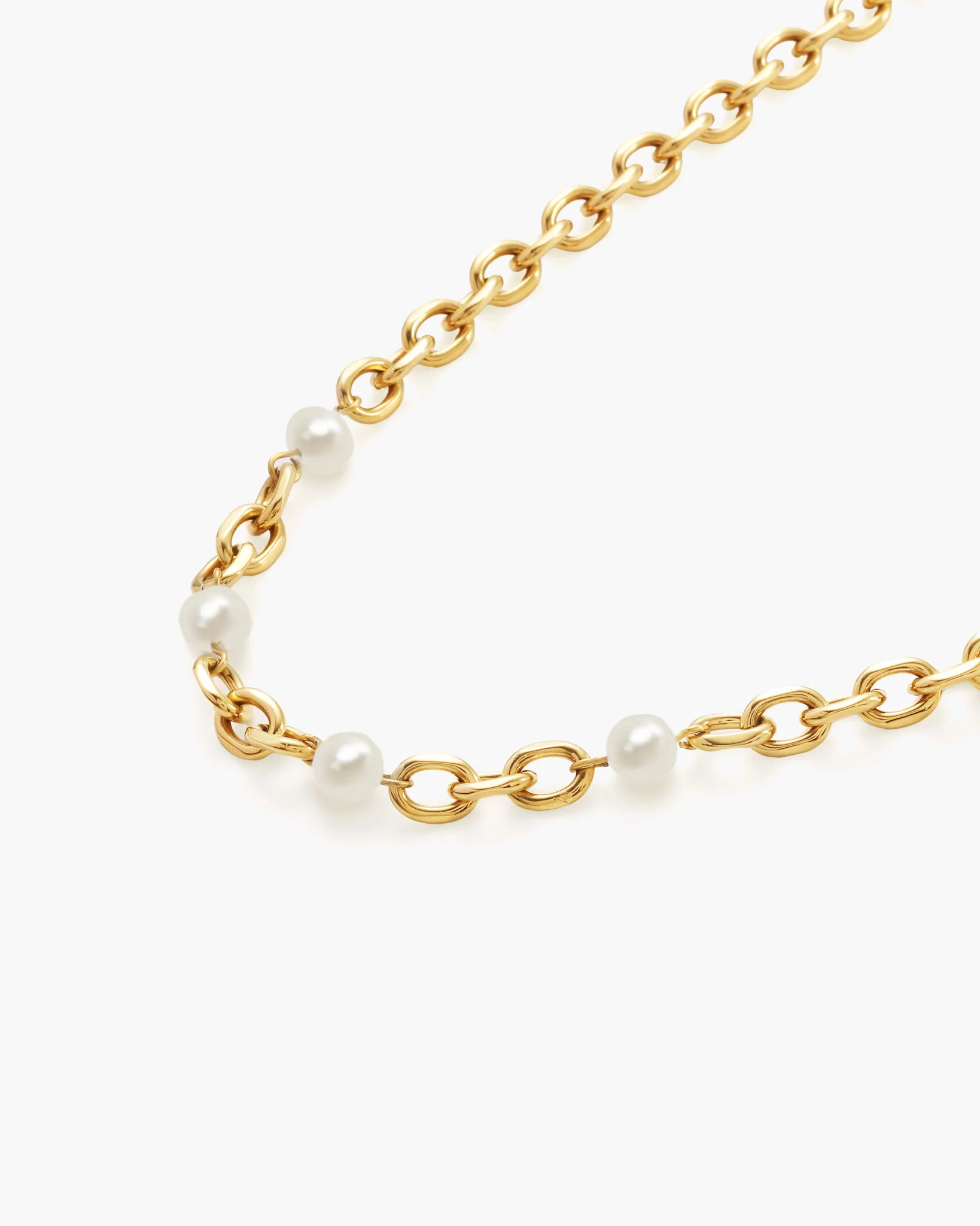 Gold Essence Pearl Necklace 3 Gold Essence Pearl Necklace