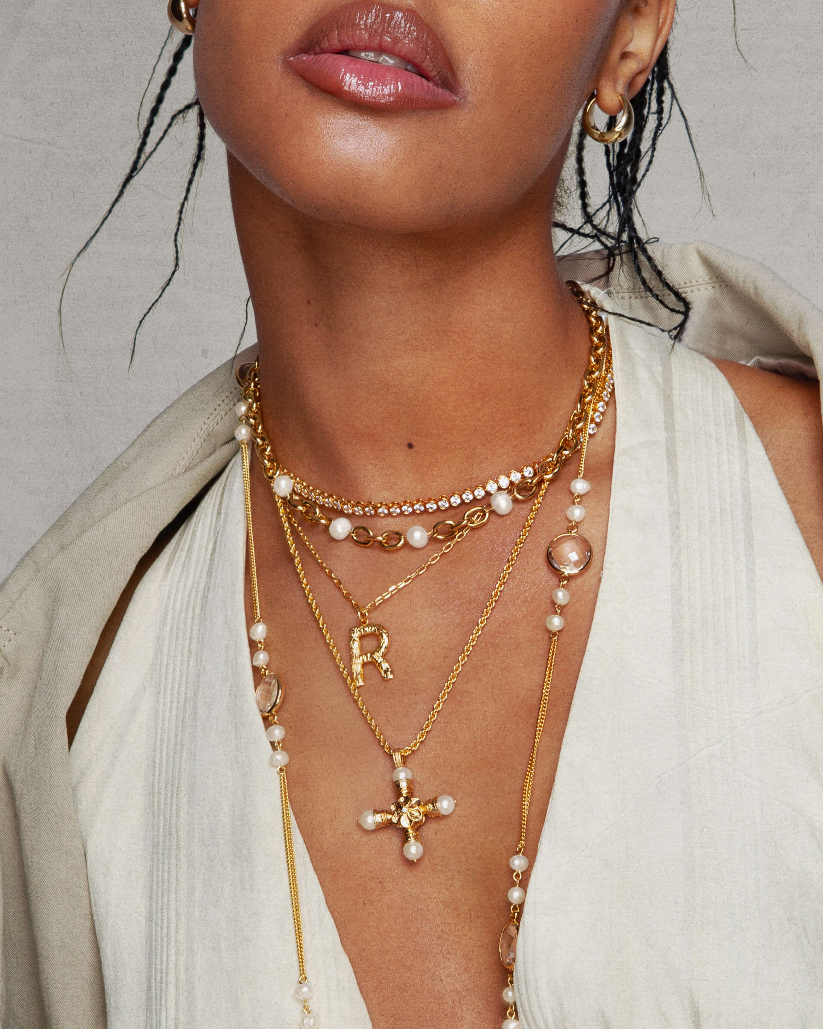 Gold Essence Pearl Necklace 4 Gold Essence Pearl Necklace