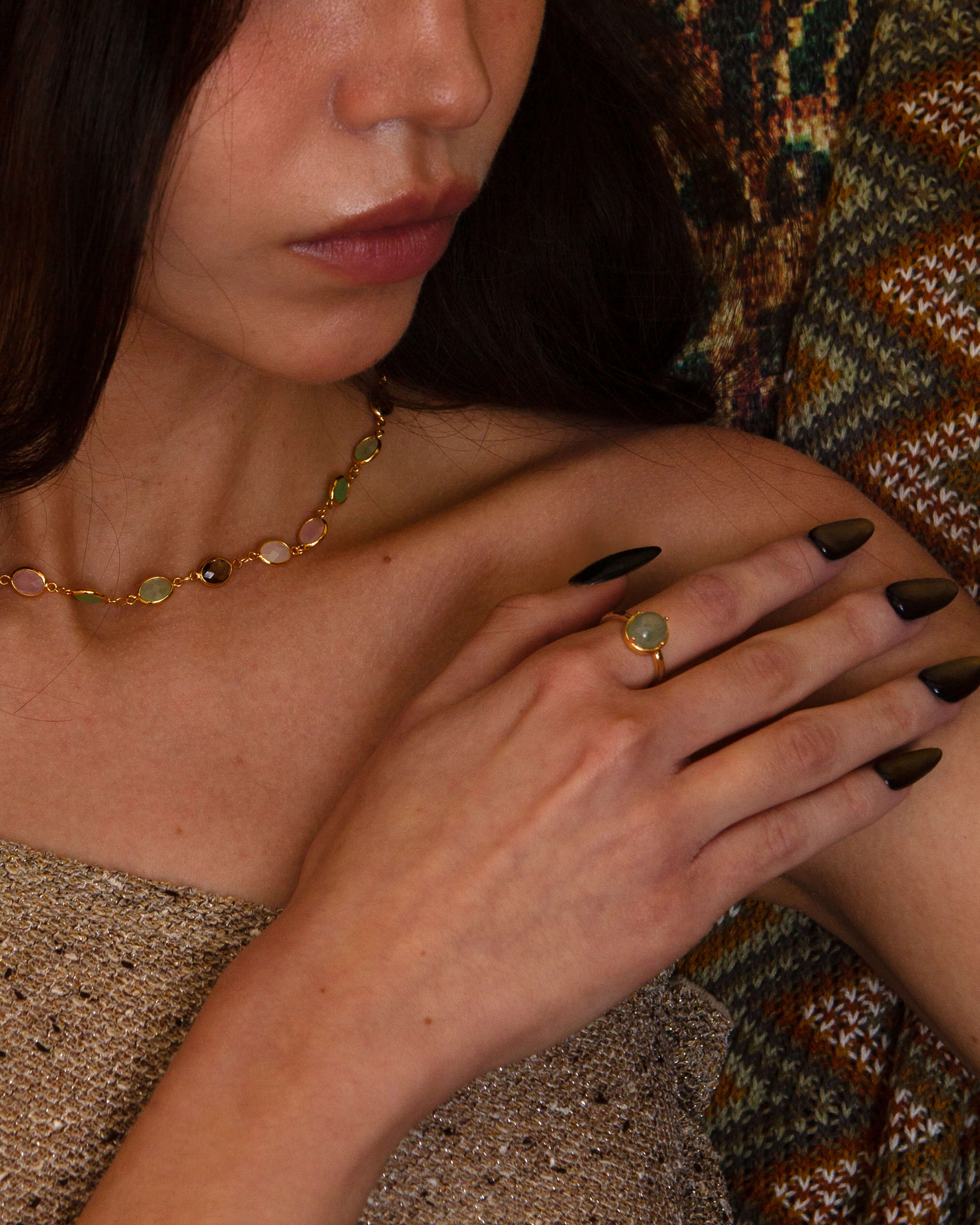 Green Aventurine Ring
