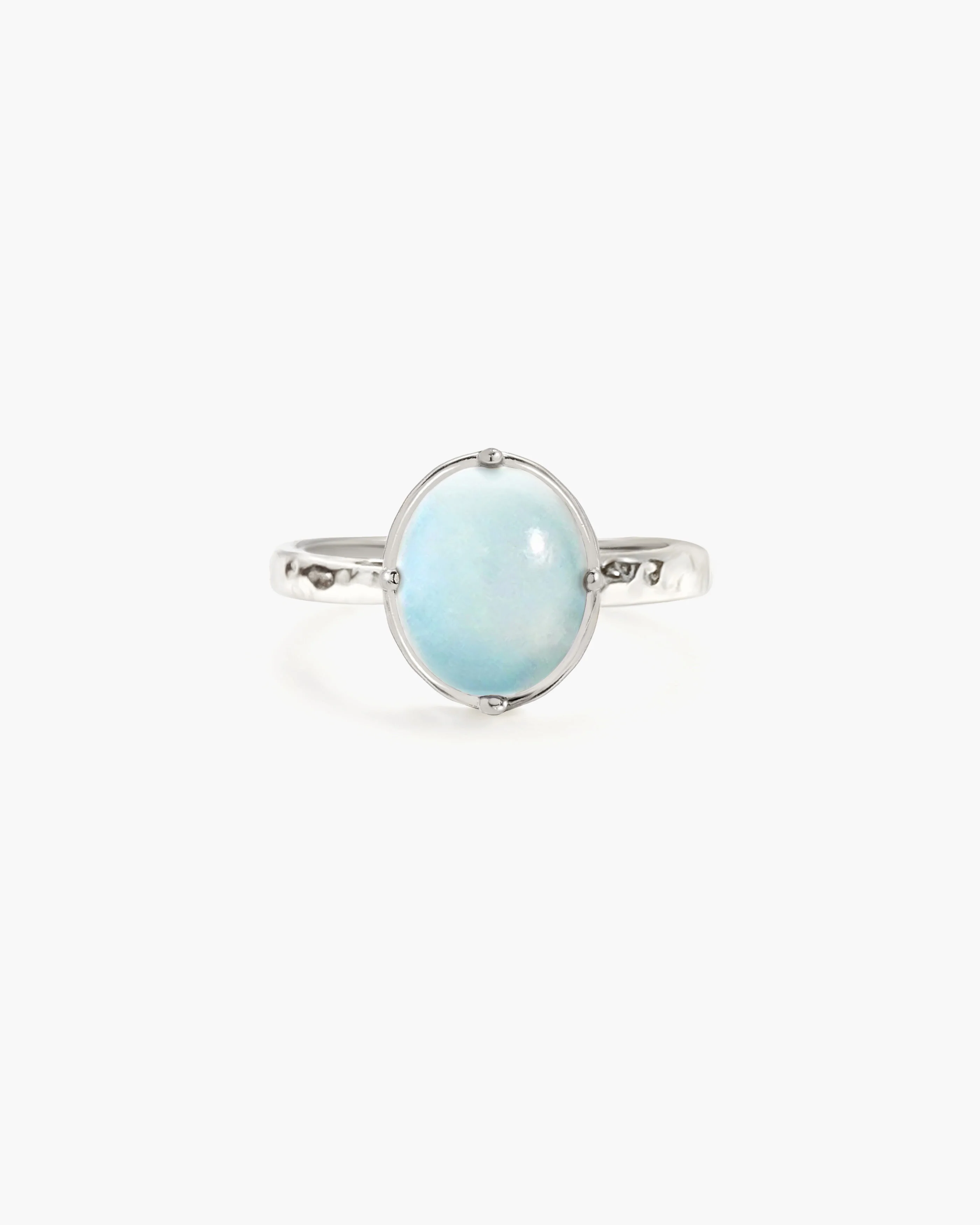 Aquamarine Ring in Silver