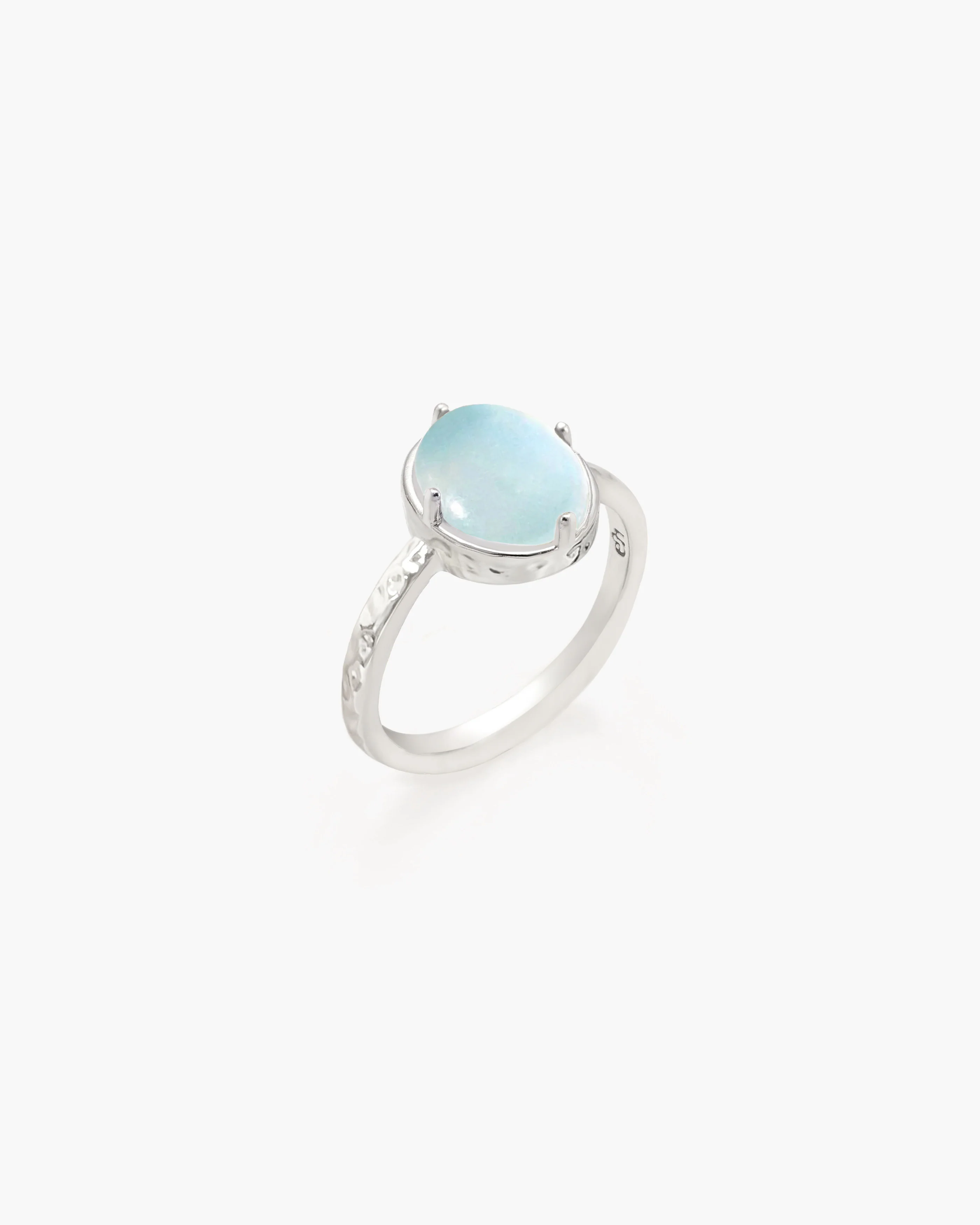 Aquamarine Ring in Silver