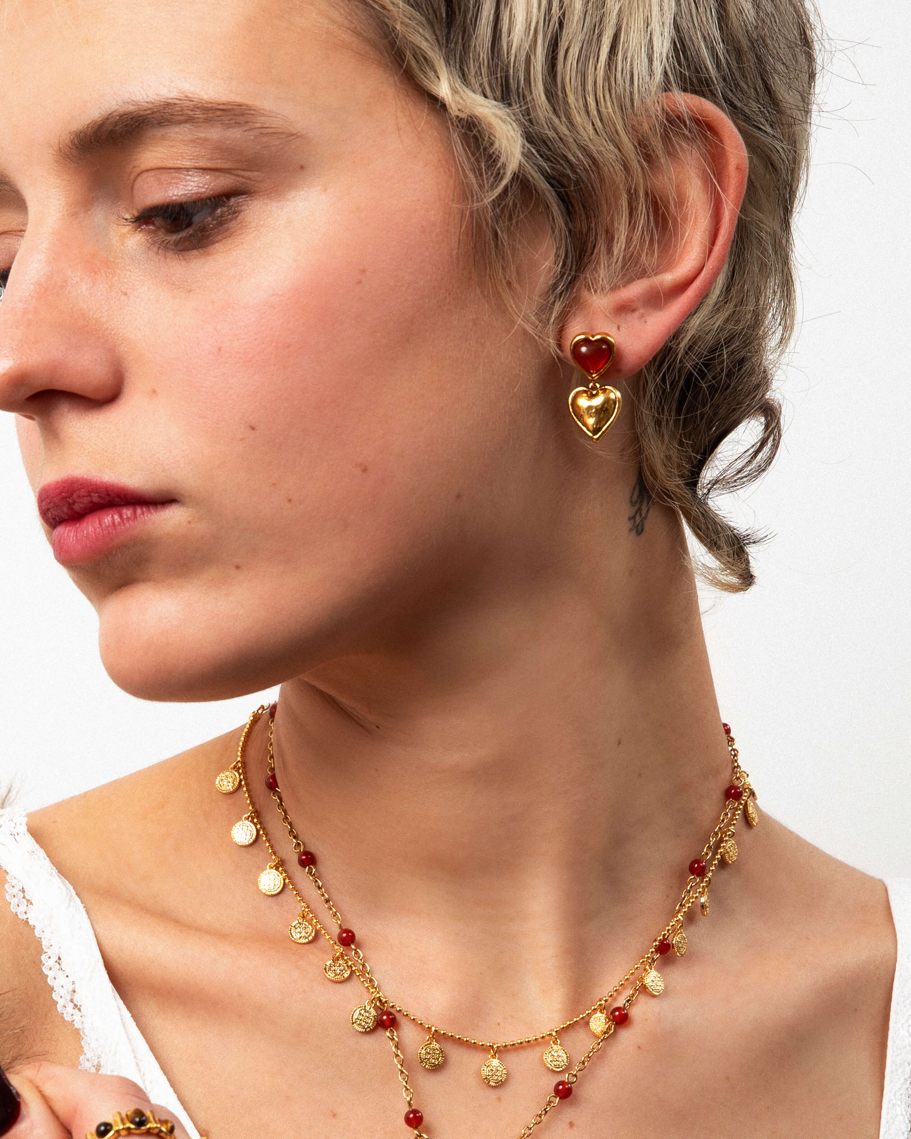 Aura Earrings in Gold 3 Aura Earrings in Gold